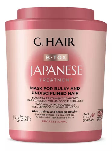 G Hair, B-Tox Japanese Treatment, Hair Mask For Hair, 1kg