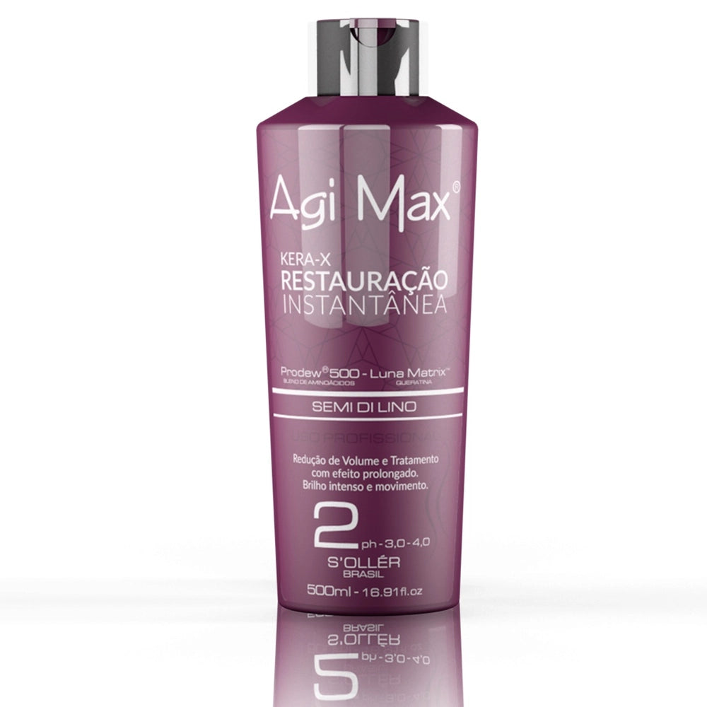 Agi Max, Kera-X Semi di Lino Step 2, Restoring Conditioner For Hair, 500ml