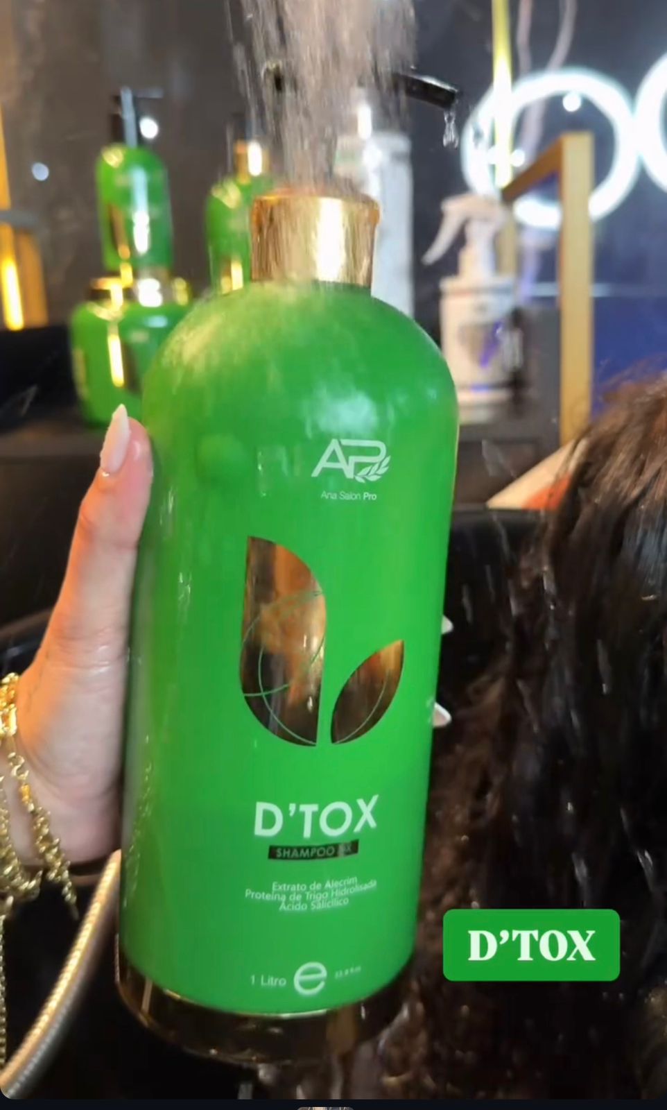 Ana Paula Carvalho, Detox professional collection, Deep Cleansing Shampoo For Hair 1L