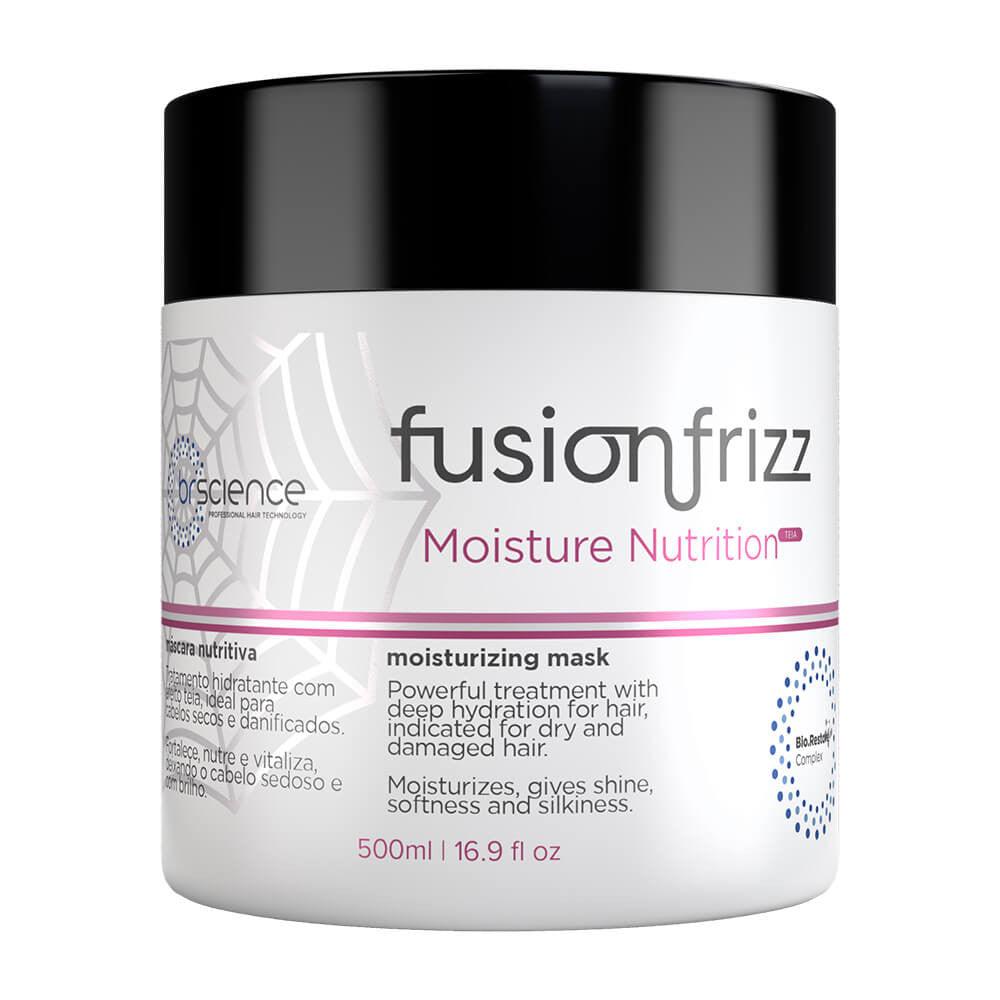 BRScience, Fusion Frizz Moisture Nutrition, Hair Mask For Hair, 500ml | 16.9 fl.oz. - BUY BRAZIL STORE