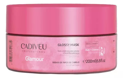 Cadiveu, Glamour Glossy, Hair Mask For Hair, 200ml