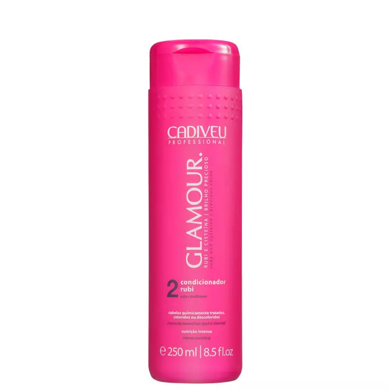 Cadiveu, Glamour Rubi, Restoring Conditioner For Hair, 250ml