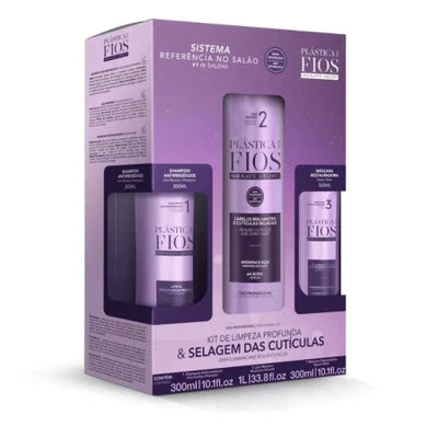 Cadiveu, Kit Plastica dos Fios,1L + 2x300ml