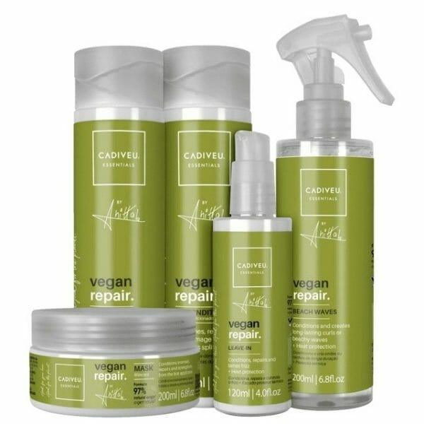 Cadiveu Kit Professional Essentials Vegan Repair Cruelty Free by Anitta (5 products) - BUY BRAZIL STORE