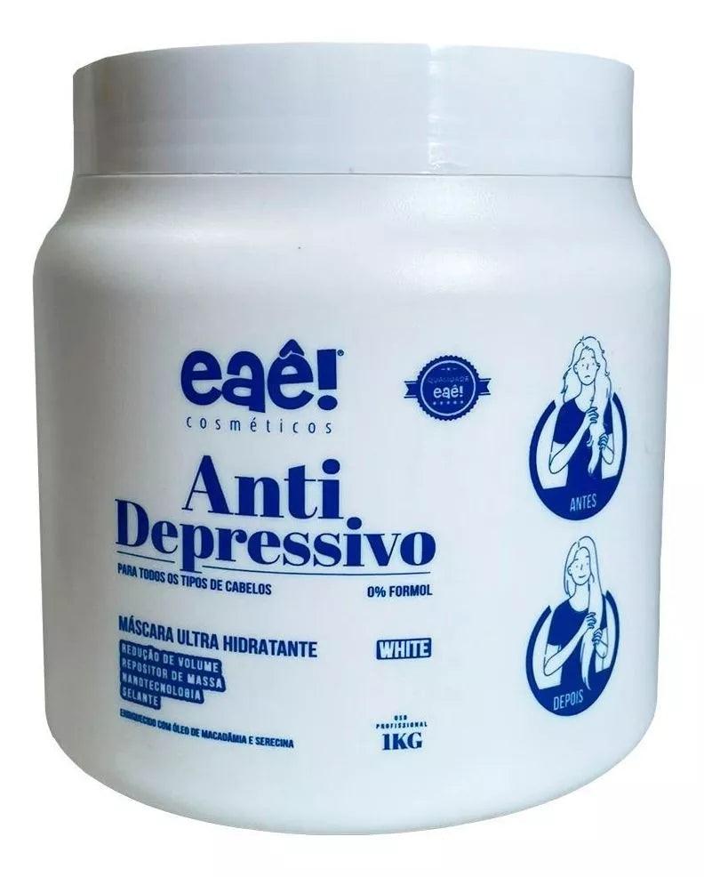 Eae Cosmeticos, Anti Depressivo White, Hair Mask For Hair, 1kg, - BUY BRAZIL STORE
