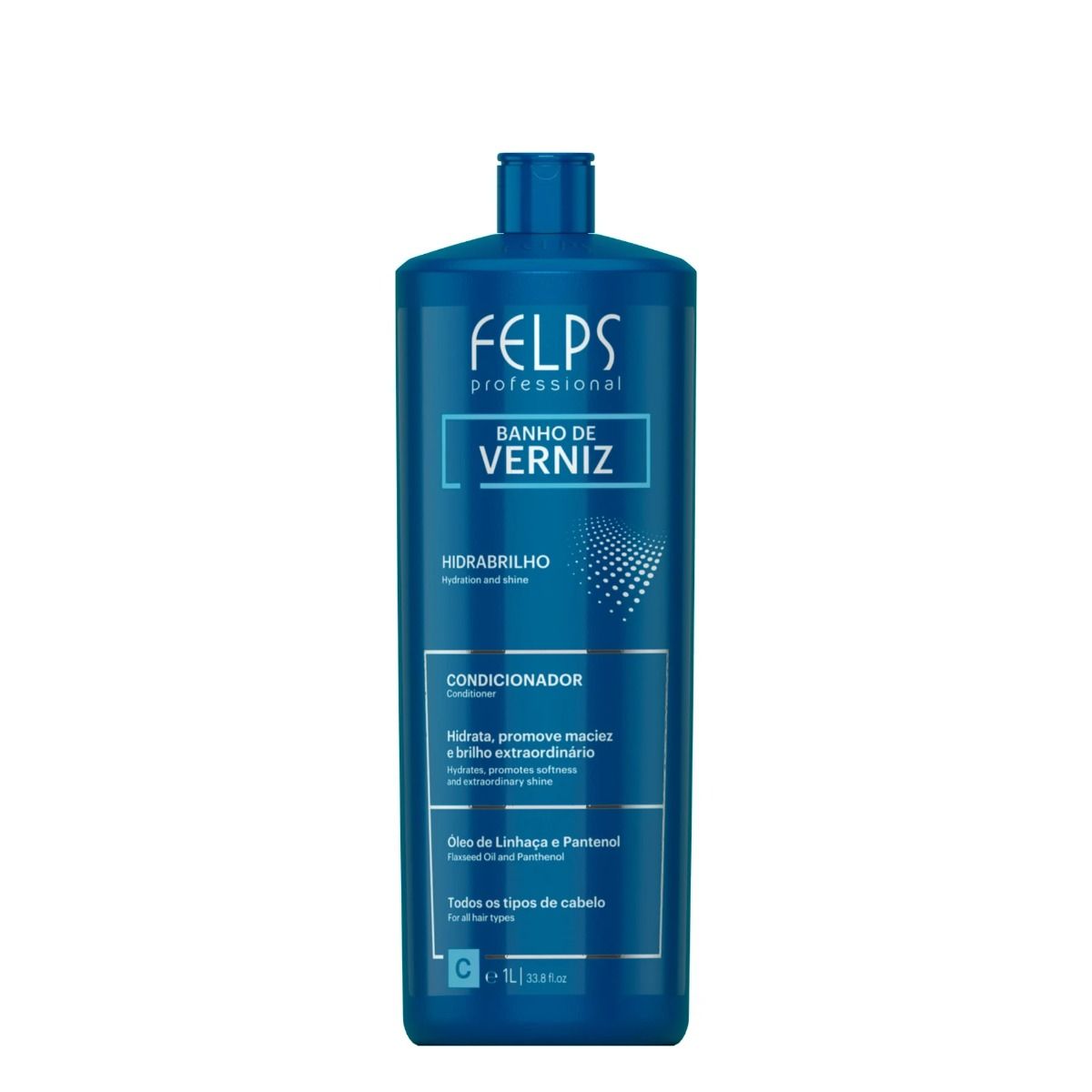 Felps, Banho de Verniz, Restoring Conditioner For Hair, 1L