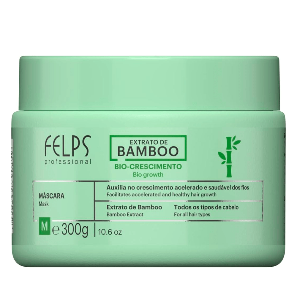 Felps, Extrato de Bamboo, Hair Mask For Hair, 300g 10.58 oz - BUY BRAZIL STORE