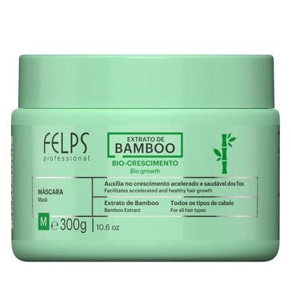 Felps, Extrato de Bamboo, Hair Mask For Hair, 300g 10.58 oz - BUY BRAZIL STORE