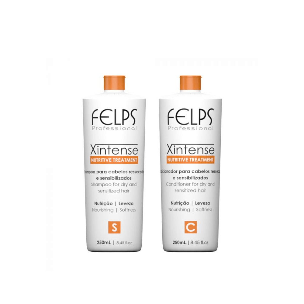 Felps Kit X Intense Nutritive Treatment 2x 250ml | 8.4 oz - BUY BRAZIL STORE