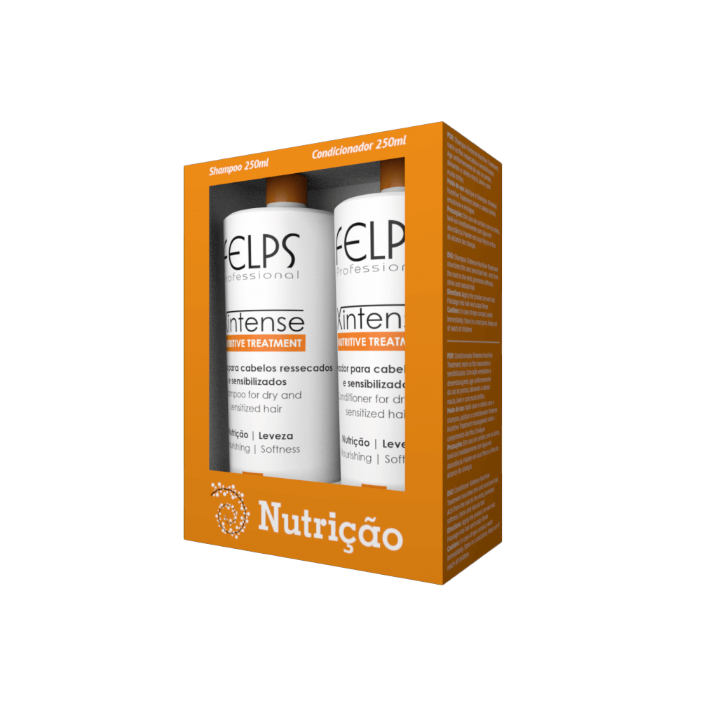 Felps Kit X Intense Nutritive Treatment 2x 250ml | 8.4 oz - BUY BRAZIL STORE