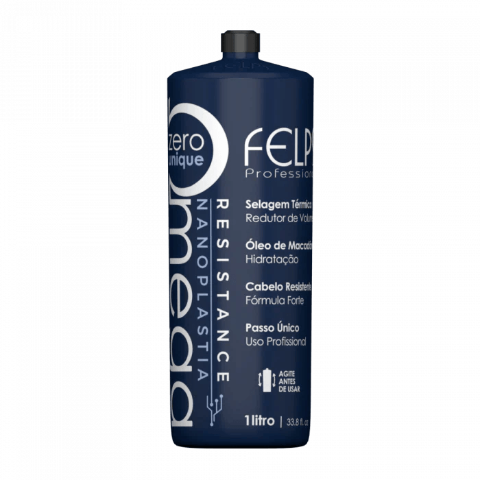 Felps Omega Zero Resistance Nanoplastia 1L 33.8 oz Brazilian Hair - BUY BRAZIL STORE