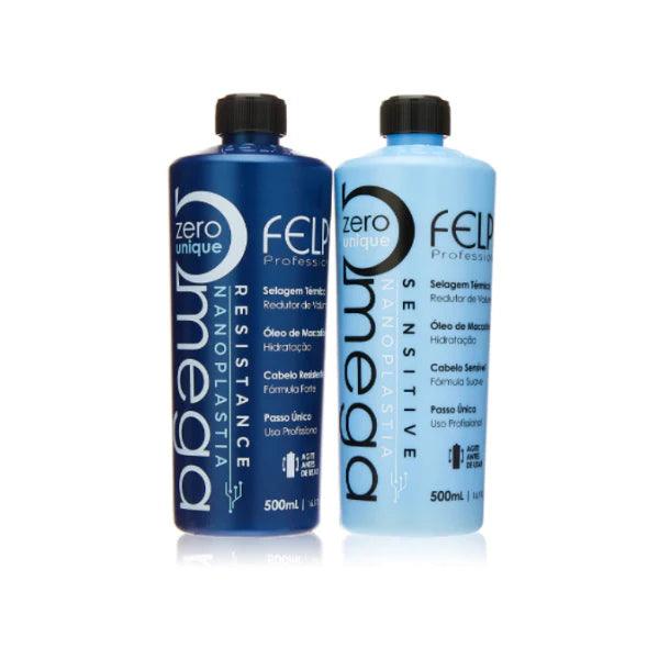 Felps | Omega Zero Kit Duo Resistance e Sensitive - 2x500ml - BUY BRAZIL STORE-nanoplastia felps
