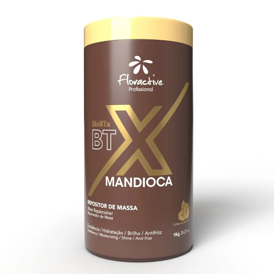 Floractive, Bio BTX Mandioca Repositor de Massa, Hair Mask For Hair, 1kg