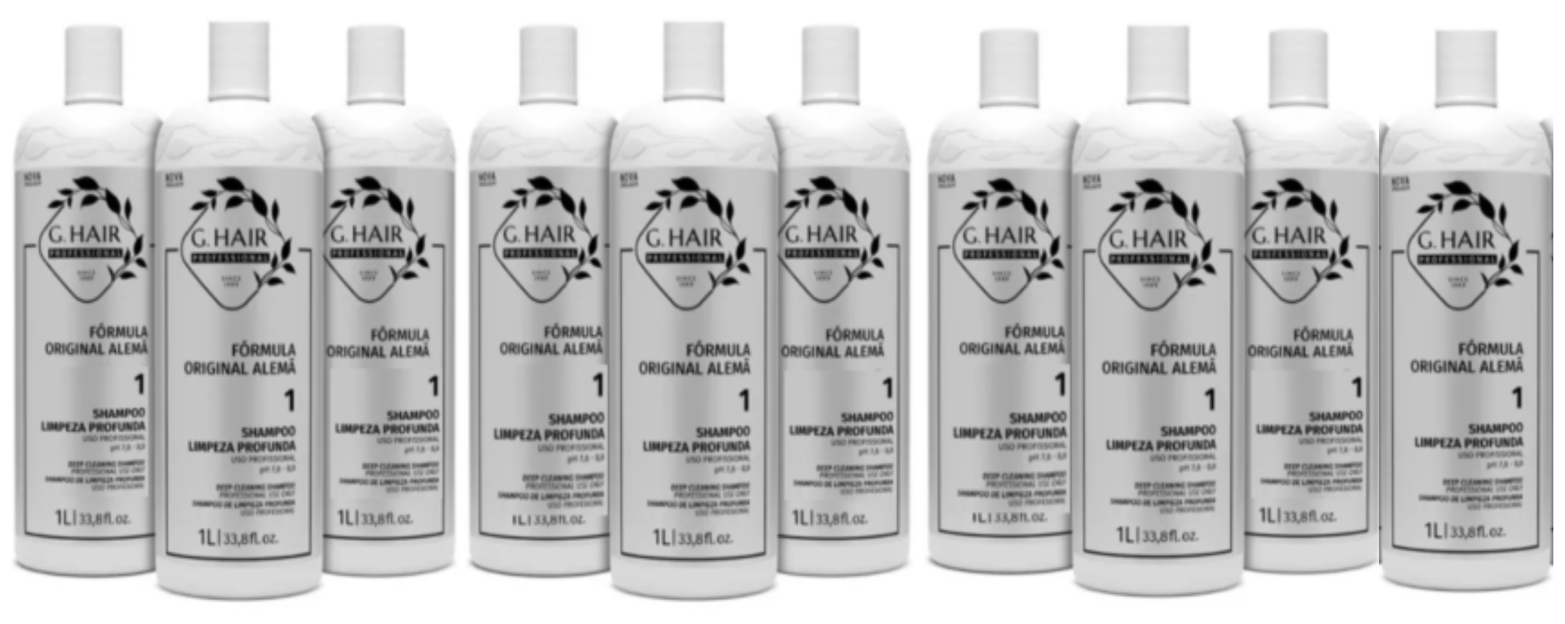 G Hair, Original German Formula, Deep Cleansing Shampoo For Hair 10x1L