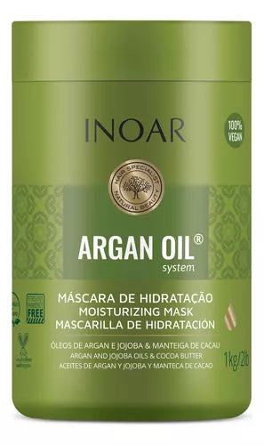 Inoar, Argan Oil, Hair Mask For Hair, 1kg