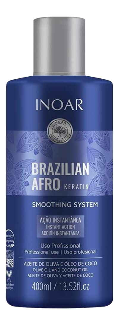 Inoar, Brazilian Afro Keratin, Restoring Conditioner For Hair, 400ml