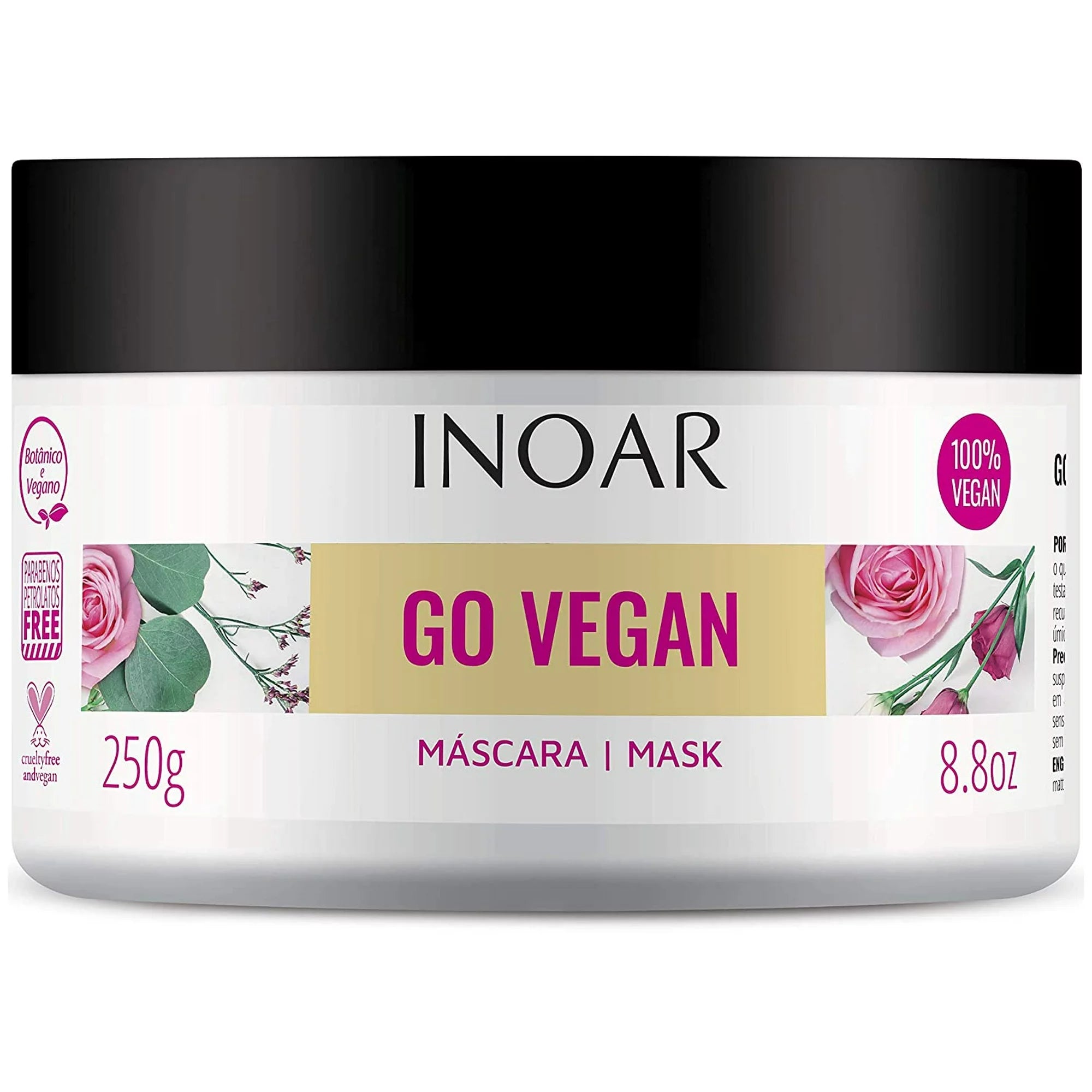 Inoar, Go Vegan, Hair Mask For Hair, 250g