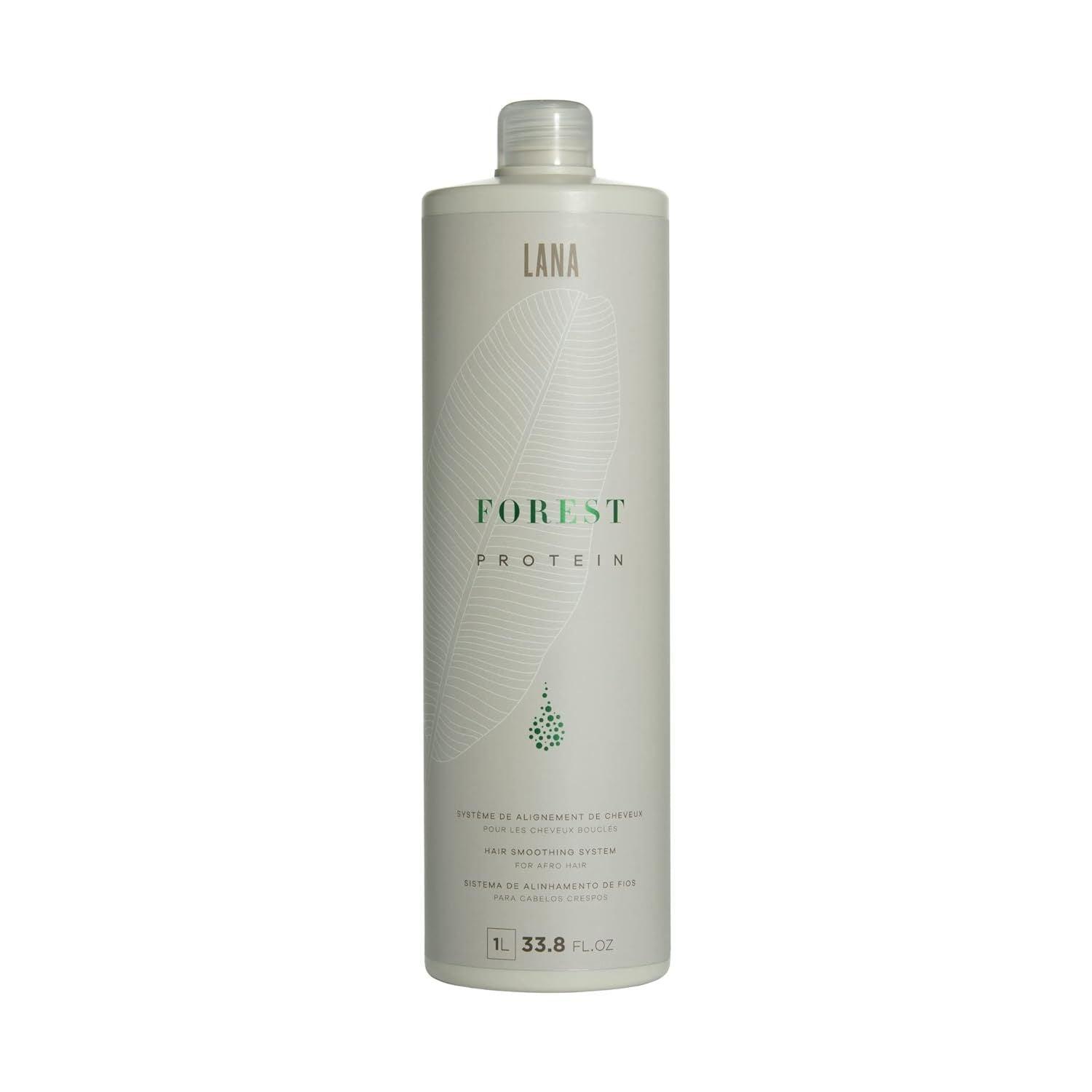 Lana Brasiles | Forest Protein Smoothing Hair Treatment For Afro Hair | Intense And Shiny Smooth Hair | 1000 ml / 33.8 fl.oz. - BUY BRAZIL STORE