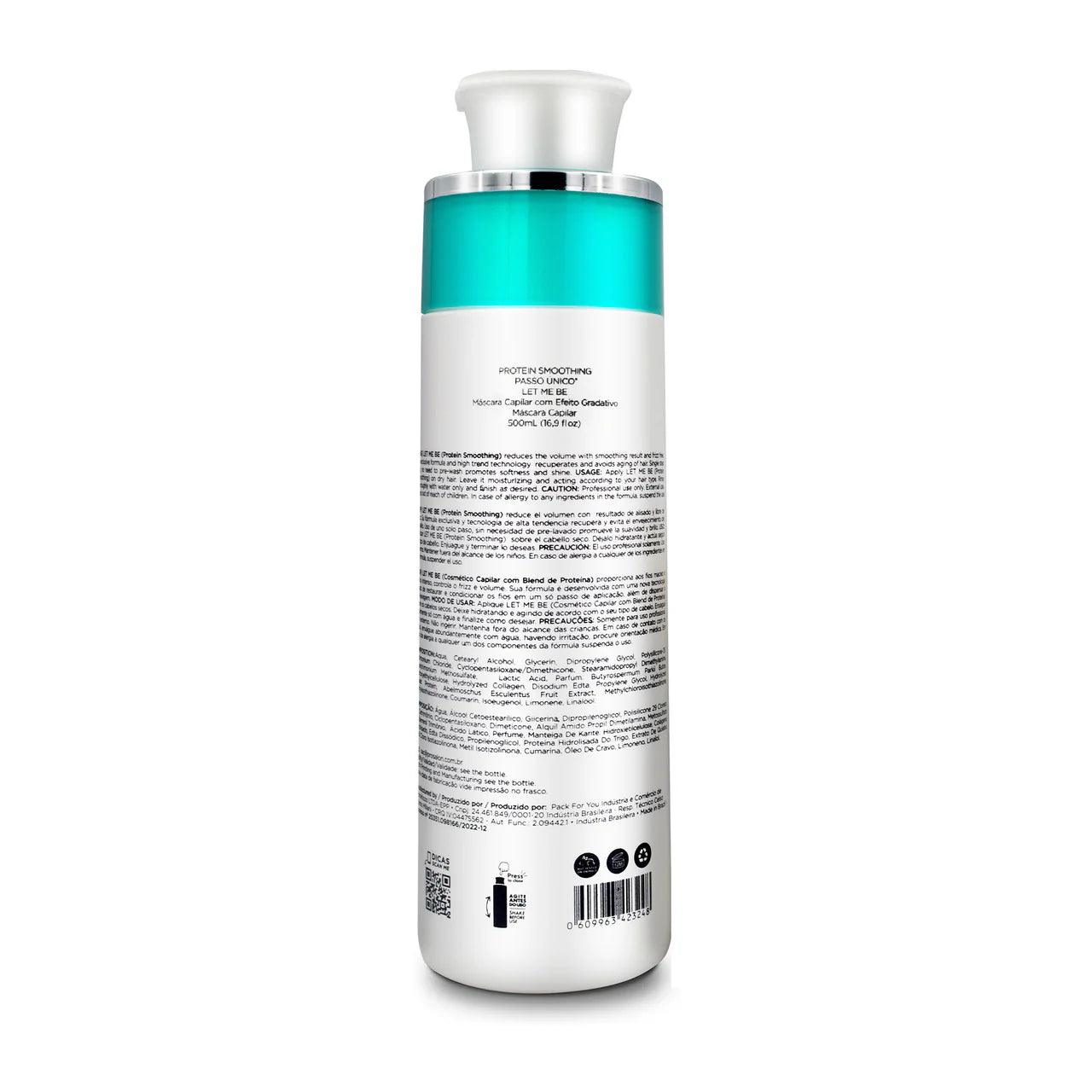 Let me be, Protein Smoothing, Restoring Conditioner For Hair, 500ml - BUY BRAZIL STORE