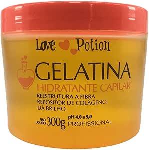 Love Potion, Gelatina Hidratante Capilar, Hair Mask For Hair, 300g - BUY BRAZIL STORE