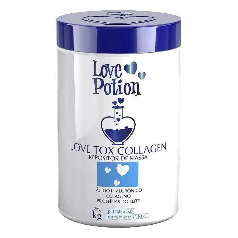 Love Potion, Love Tox Collagen, Hair Mask For Hair, 1Kg - BUY BRAZIL STORE