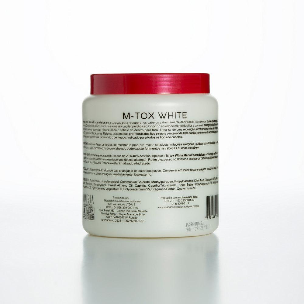 Maria Escandalosa, M-Tox White, Hair Mask For Hair, 1kg - BUY BRAZIL STORE