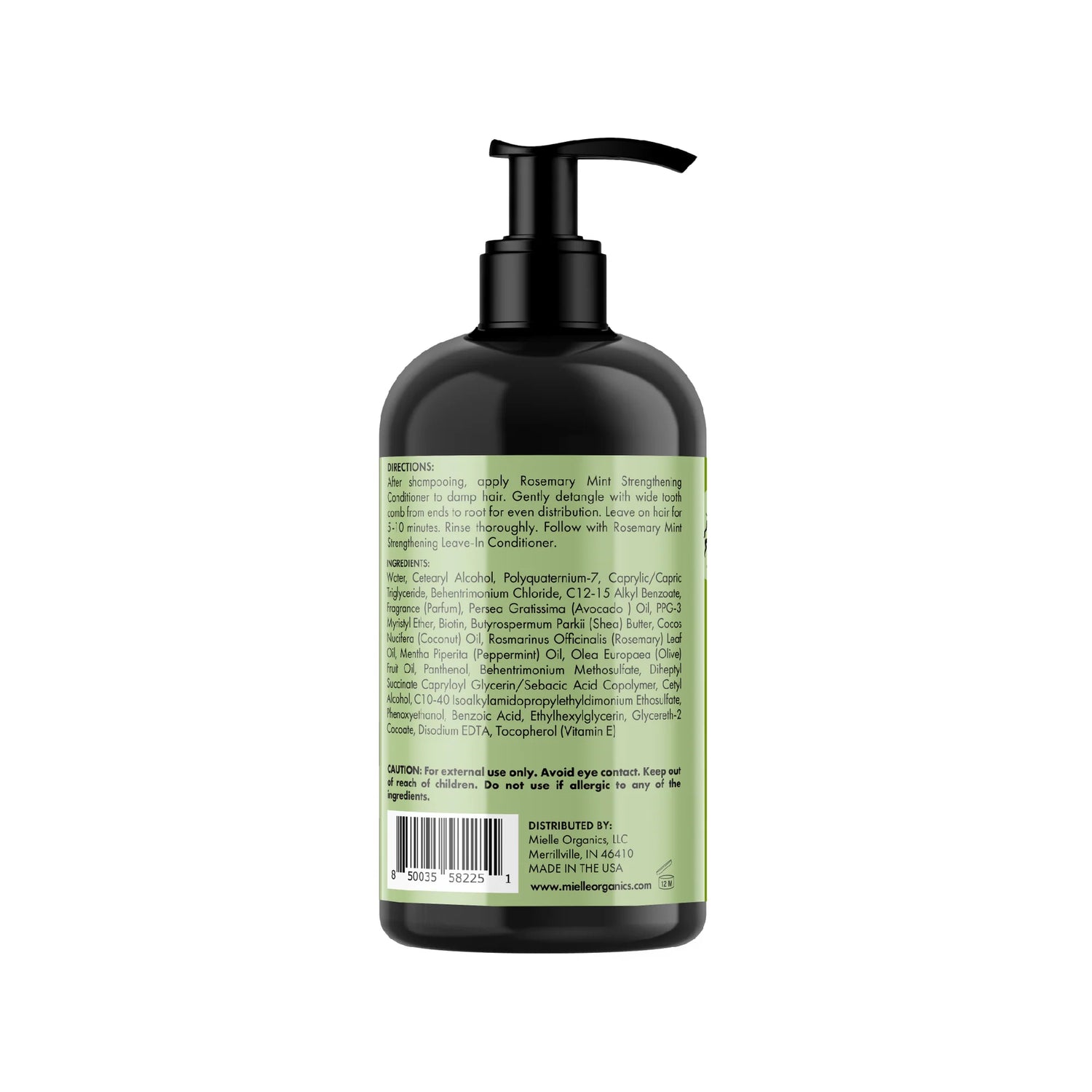 Mielle, Condicionador Fortalecedor, Mistura de Alecrim e Menta, 12 fl oz (355 ml)