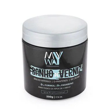 My Way, Mascara Banho de Verniz, Hair Mask for Hair, 500g