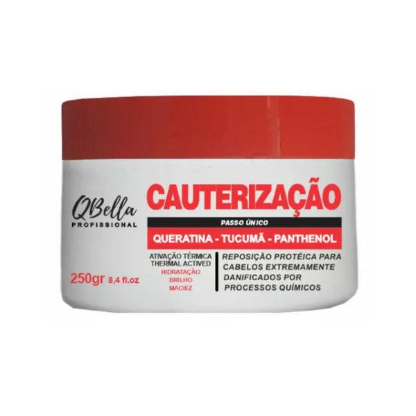 QBella, Cauterizacao, Hair Mask For Hair, 250g - BUY BRAZIL STORE