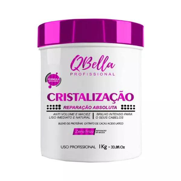 Qbella, Cristalização Reparação Absoluta, Hair Mask For Hair, 1Kg - BUY BRAZIL STORE