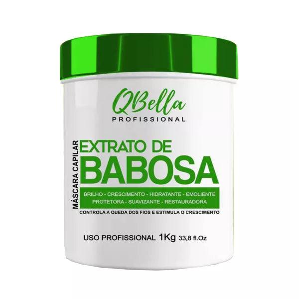 QBella, Extrato de Babosa, Hair Mask For Hair, 1Kg - BUY BRAZIL STORE