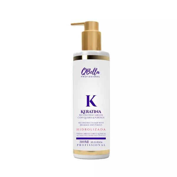 QBella, Keratina Hidrolizada, Restoring Conditioner For Hair, 300ml - BUY BRAZIL STORE