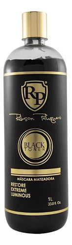 Robson Peluquero, Nuances Black Toner Mascara, Hair Mask For Hair, 1L