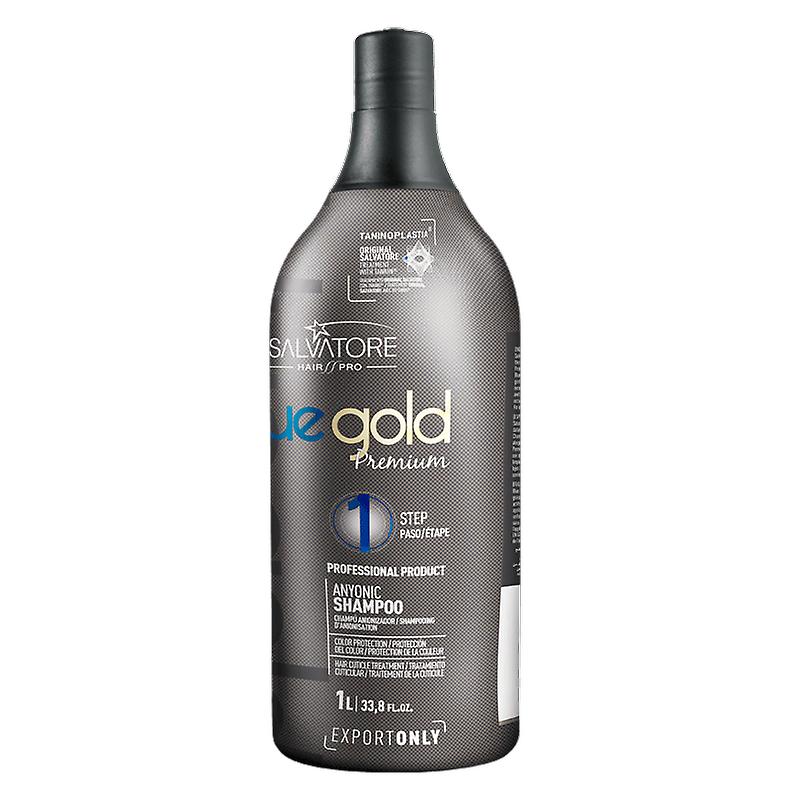 Salvatore, Blue Gold Premium, Deep Cleansing Shampoo For Hair, 1L