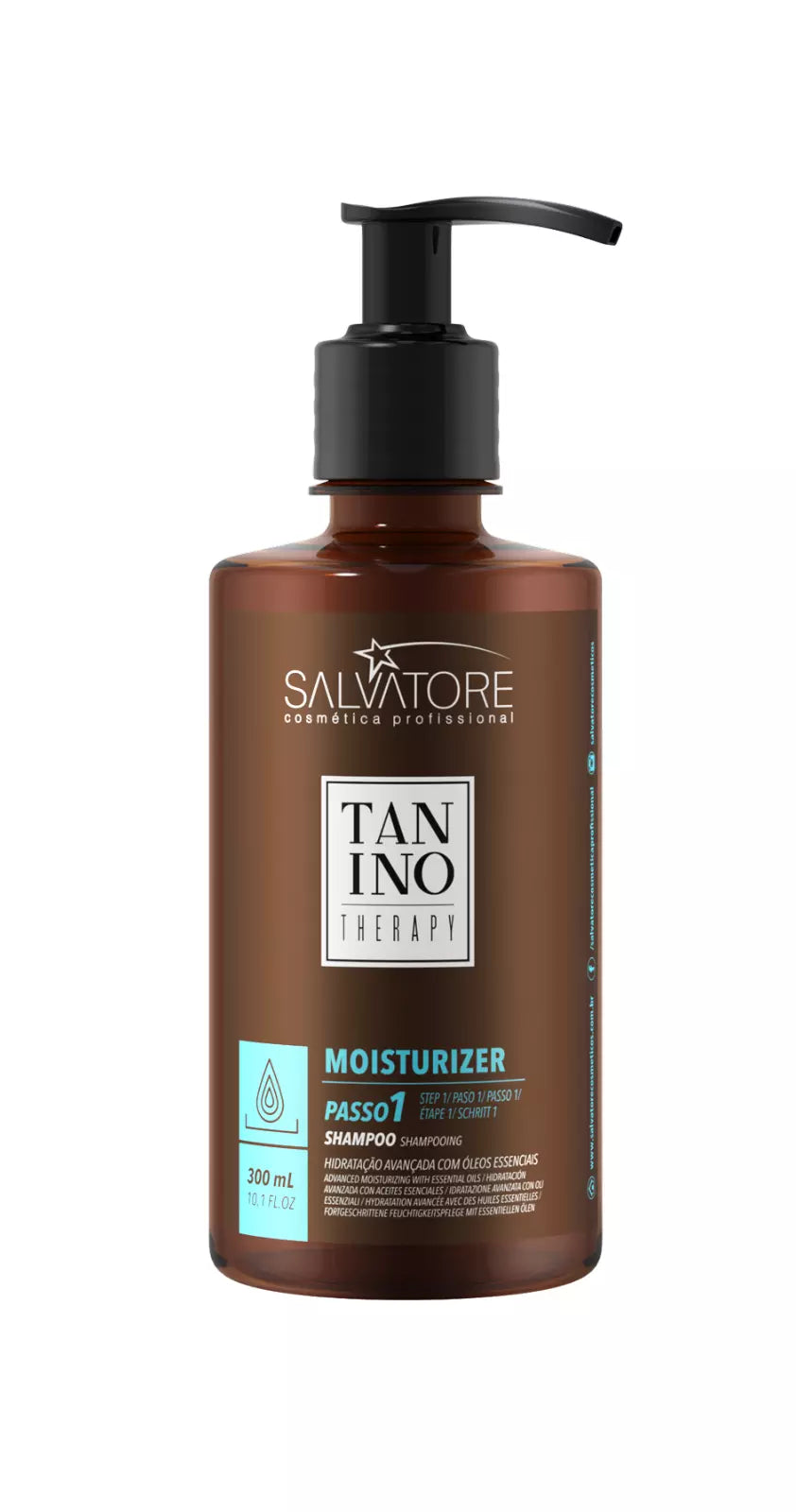 Salvatore, Tanino Therapy Moisturizer, Deep Cleansing Shampoo For Hair, 300ml