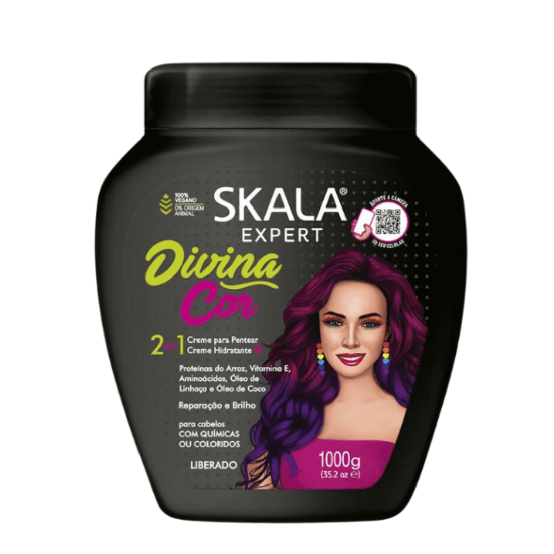 Skala Expert Divina Cor – Brazilian Hair Treatment Plus Cream Treatment 1000g | 35.2 oz - BUY BRAZIL STORE