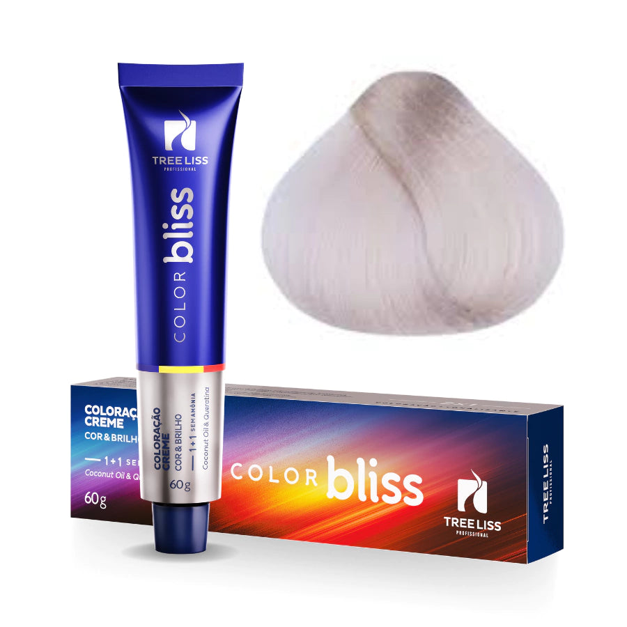 Tree Liss, Color Bliss, Louro Platinado Cinza 11.1, Hair Dye For Hair, 60g