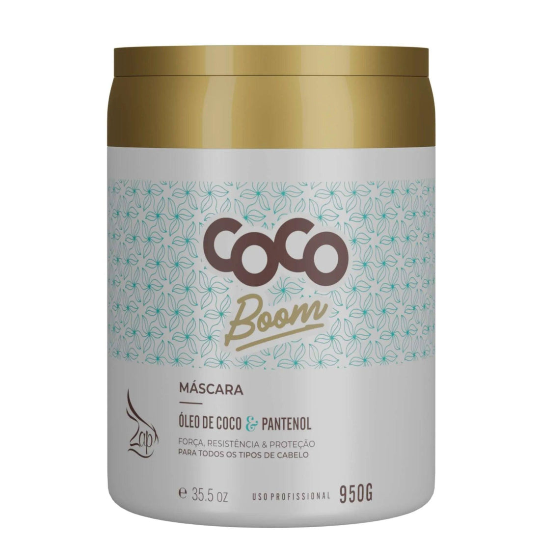 Zap Cosmeticos, Coco Boom, Hair Mask For Hair, 950g - BUY BRAZIL STORE